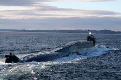 Атомная подводная лодка ВМФ России провела стрельбы в Баренцевом море