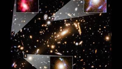 "Хаббл" разглядел следы существования множества мелких скоплений темной материи