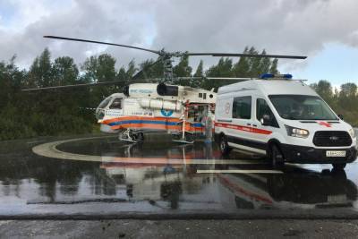 Пострадавшего в ДТП в Тверской области мужчину спасла санавиация