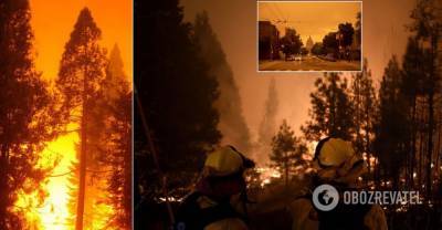 Лесные пожары в США: в огне 12 штатов, более 20 погибших