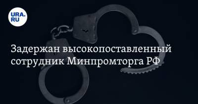 Задержан высокопоставленный сотрудник Минпромторга РФ