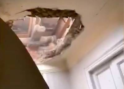 СК начал проверку по факту обрушения потолка в жилом доме в Москве