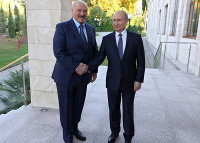 Путин и Лукашенко 14 сентября встретятся в Сочи