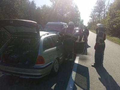 На трассе под Киевом BMW столкнулся с лосем, погибла пассажирка