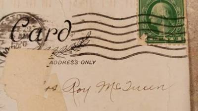 В США женщина получила сто лет назад отправленную открытку