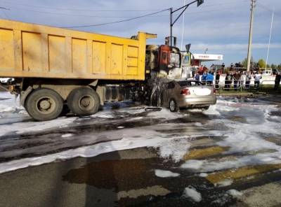 Двое взрослых и ребёнок погибли в ДТП с грузовиком в Магнитогорске