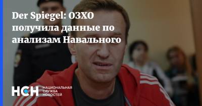 Der Spiegel: ОЗХО получила данные по анализам Навального