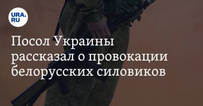 Посол Украины рассказал о провокации белорусских силовиков