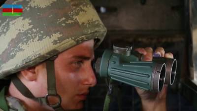 Азербайджанские военнослужащие на передовой готовы к боям. ВИДЕО