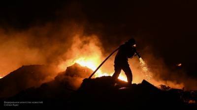 Пожар произошел на предприятии по переработке глины в Хакасии