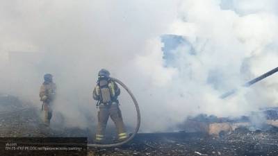 Пожарные потушили возгорание на крупном предприятии в Хакасии