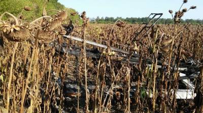 В Сумской области упал легкомоторный самолет, есть жертва