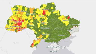 19 регионов Украины не готовы к ослаблению карантина