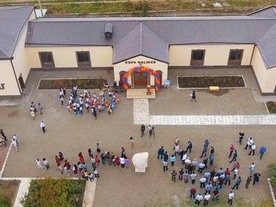 Президент Арцаха принял участие в церемонии открытия здания школы в селе Дживани