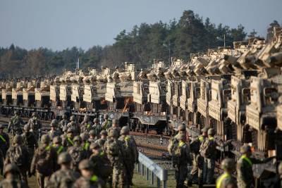 Белоруссия заявила о переброске танкового батальона США к границам страны