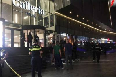 В торговом центре в Тбилиси объявили эвакуацию из-за пожарной тревоги