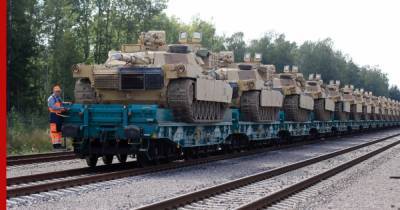 Минобороны Белоруссии заявило о переброске из США в Литву танкового батальона