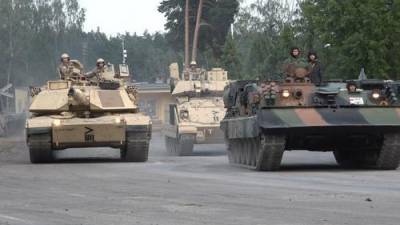 К границе Белоруссии подошли американские танки
