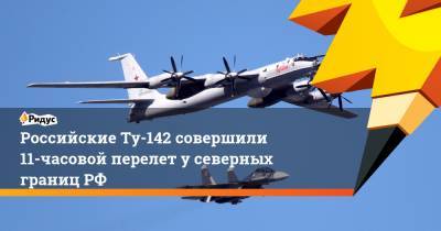 Российские Ту-142 совершили 11-часовой перелет у северных границ РФ