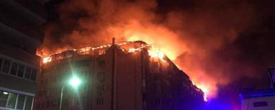 В Краснодаре загорелась жилая восьмиэтажка