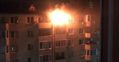 "Моментально пошло по крыше": кадры начала пожара в Краснодаре