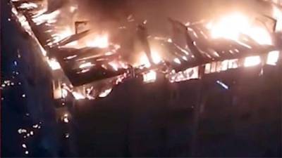 Пожар в Краснодаре локализовали на площади 4,4 тыс. кв метров