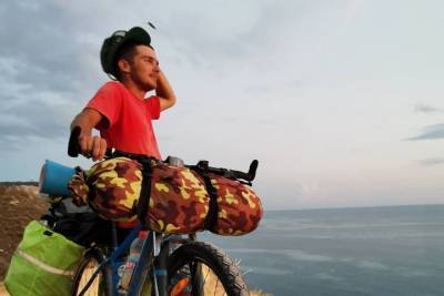 Велосипедист из Комсомольска-на-Амуре восхитился степями Бурятии