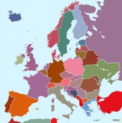 Самая загадочная карта Европы