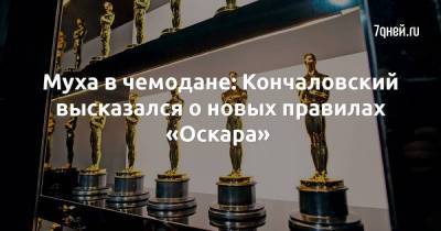 Муха в чемодане: Кончаловский высказался о новых правилах «Оскара»