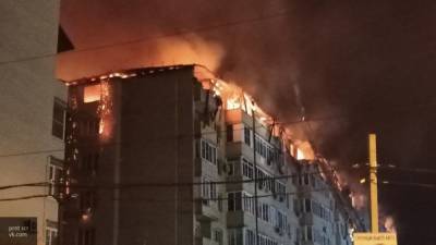 Сотрудники МЧС ликвидировали пожар в краснодарской многоэтажке