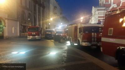 Сотрудники МЧС ликвидировали пожар в общежитии петербургского Политеха