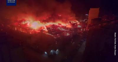 Мощный пожар в Краснодаре: около 300 человек эвакуировали из горящей высотки – видео