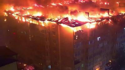 Предварительной причиной крупного пожара в Краснодаре стало короткое замыкание