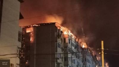 Аварийный режим электросетей стал причиной пожара в многоэтажке Краснодара