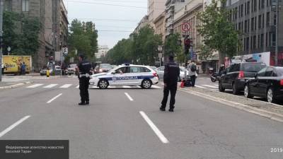 В центре Белграда взорвался автомобиль