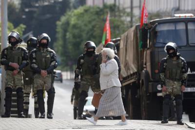 Десять человек задержаны в центре Минска на акции протеста