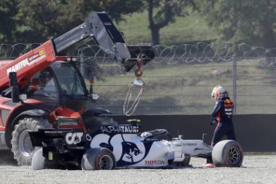 Гран-при «Формулы-1» остановили из-за двух аварий