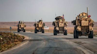 Колонна американской техники вошла из Ирака в Сирию - news-front.info - США - Сирия - Ирак