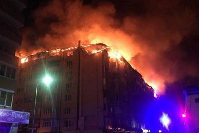 В Краснодаре следователи выясняют обстоятельства пожара в 8-этажном доме по ул. Российской