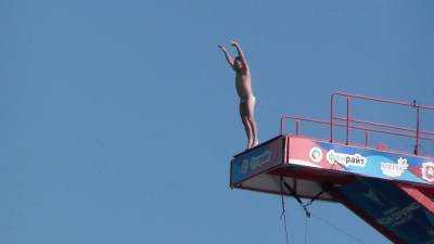 Кубок мира по прыжкам в воду с экстремальных высот прошел в Ялте.