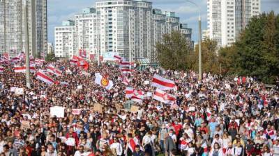 В Минске на "Марш героев" вышло 150 тыс. человек, - СМИ