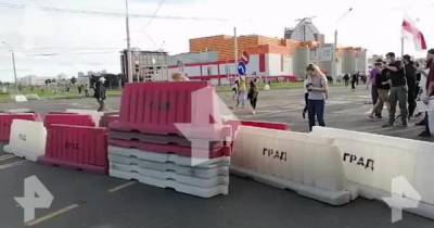 Силовики на протестах в Минске применяли слезоточивый газ