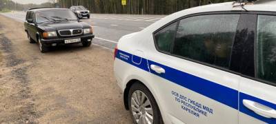 Автоинспекторы поймали пьяного водителя на трассе в Карелии