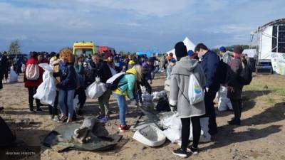 Активисты очистили побережье Финского залива в рамках акции "Чистый берег"