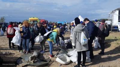 Активисты Петербурга очистили Финский залив от мусора