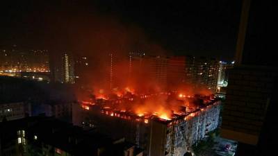 Власти назвали причину пожара в жилом доме в Краснодаре
