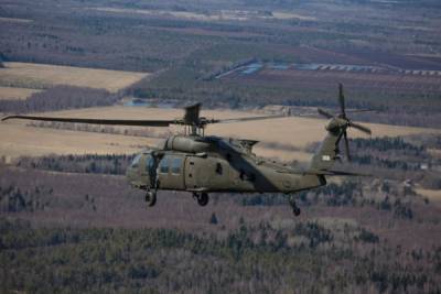 Вертолеты ВВС США тренируются выполнять военные задачи в Эстонии