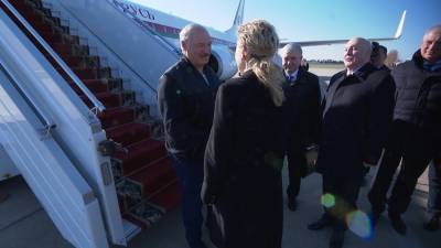 Александр Лукашенко прибыл в Сочи на встречу с Владимиром Путиным