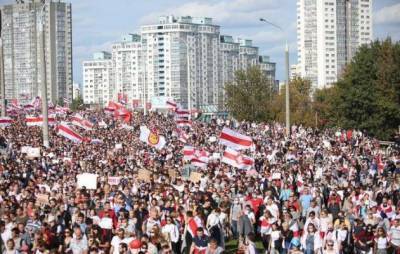 МВД Белоруссии отчиталось о сотнях задержанных за один день протестов