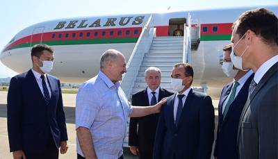 Александр Лукашенко прибыл в Сочи